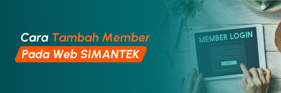 Cara Tambah Member pada Web SIMANTEK
